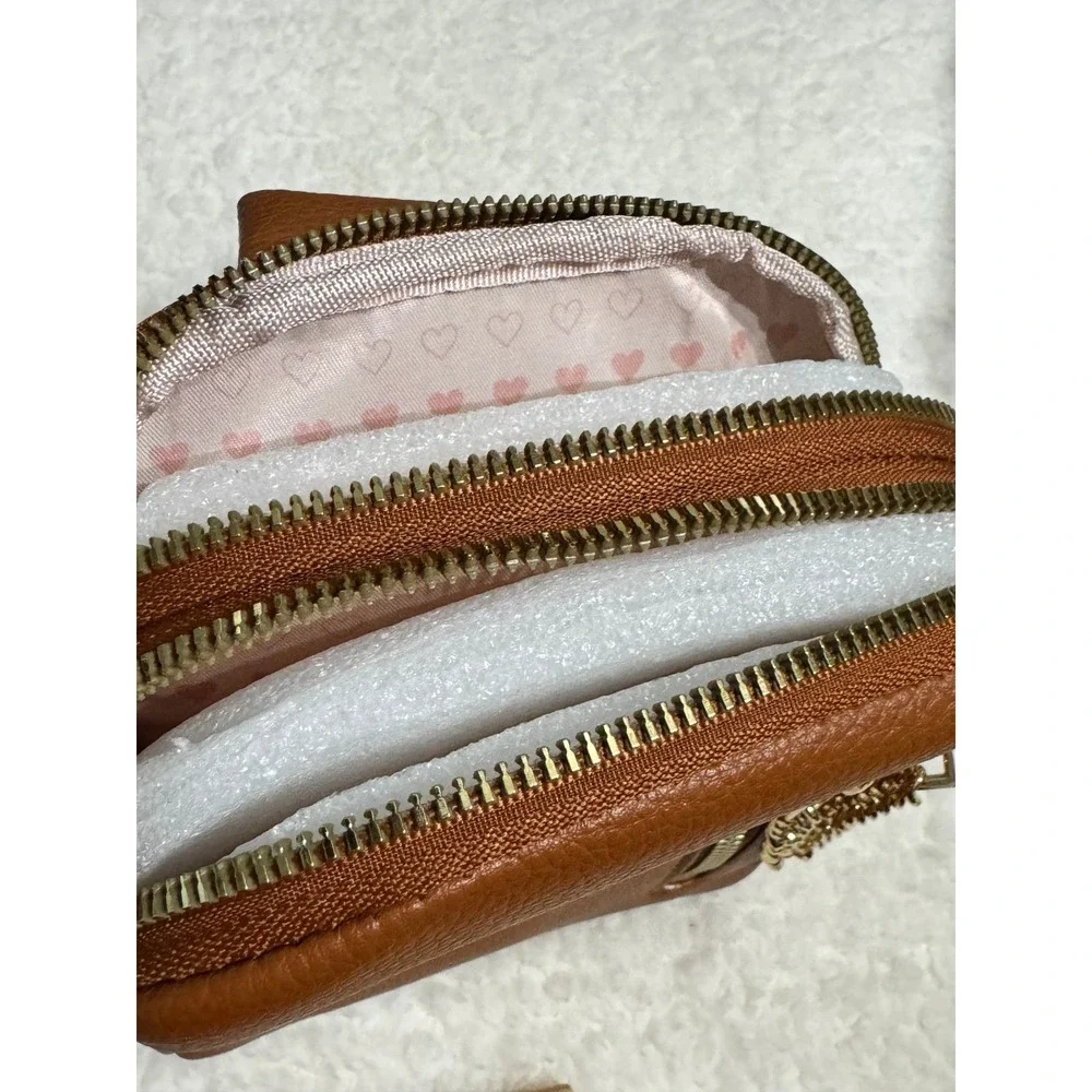 SUGU Double Compartment‎ Crossbody Sling Bag with Chain New with Tags